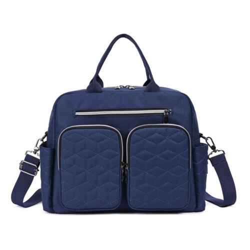 Bolsa de pañales para bebé Mochila Gran capacidad Viaje Mamá Bolso de mano Cartera Mochila - Imagen 15 de 16