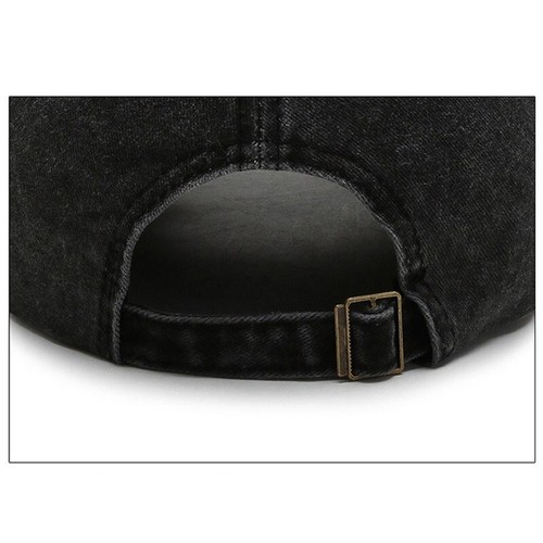 Cappello uomo donna berretto camionista lavato invecchiato driver denim snapback baseball - Foto 15 di 25