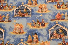 Crafty Fairies by Jim Shore BTY Quilting Treasures Red Floral Flowers