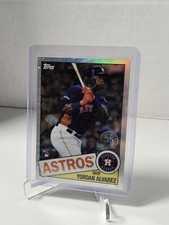 2020 Topps Chrome 1985 THROWBACK #85TC-4 Yordan Alvarez (RC) Houston Astros 
