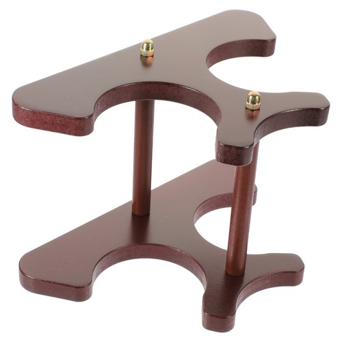 Solid Wood Wine Rack Father Bottle Display Stand Simple Style Storage