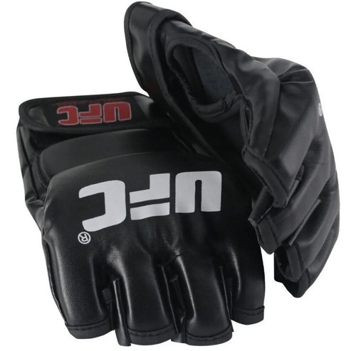 PAIRE de gants de combat UFC MMA boxe cuir Muay Thai - Idéal pour les autographes - Photo 1 sur 5