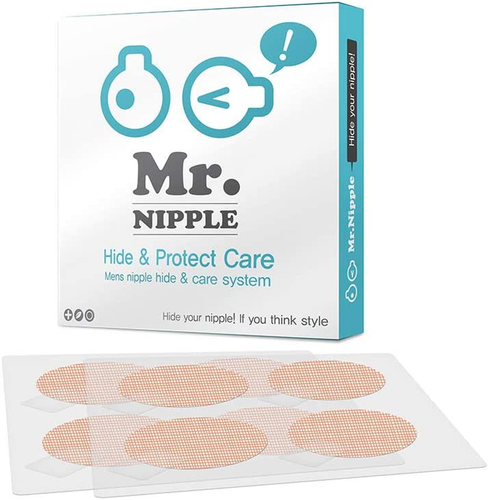 Mr. Nipple Hide & Protect Care (Sistema di nascondiglio e cura dei capezzoli da uomo) / 50 paia (100 - Foto 5 di 12