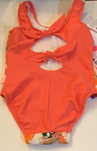 Swimsuit Sea folly Mini Me Bora Bora One Piece Tie Back Kids Sugar Coral - Picture 2 of 5