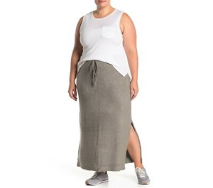 barefoot dreams maxi skirt