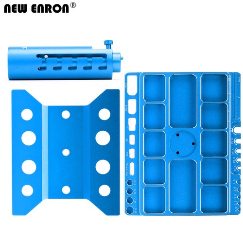 Multifunctional 360 Rotation Repair Station Work Stand Blue For Axial Traxxas - Picture 5 of 13