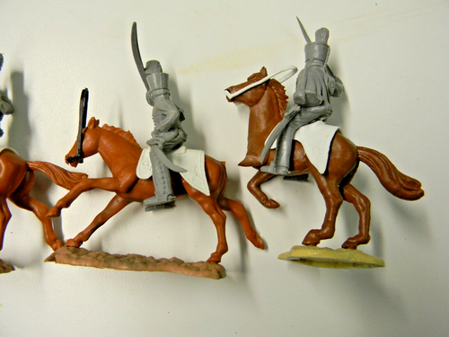 4 Timpo Prussians Napoleonic Cavalry 1/32nd Figures ( Mar. Listing) - Picture 7 of 7