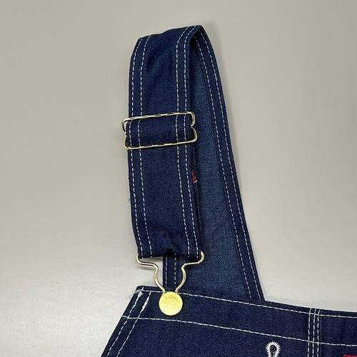 DICKIES Cotton BIB Overall Crossover High Back Mens Sz 32X32 Indigo Blue 83294NB - Picture 4 of 14