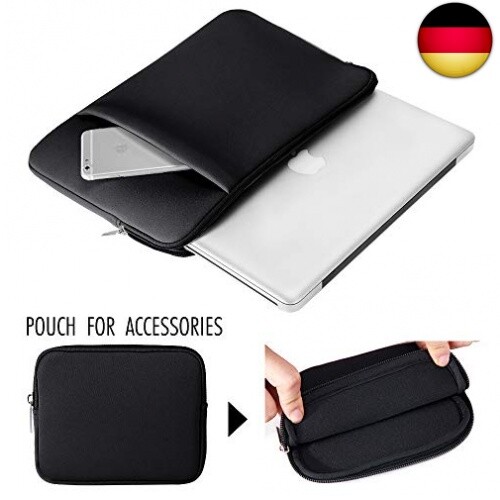 RAINYEAR 15,6 Zoll Laptop Hülle Laptophülle Gepolsterte Laptoptasche S - Bild 4 von 8