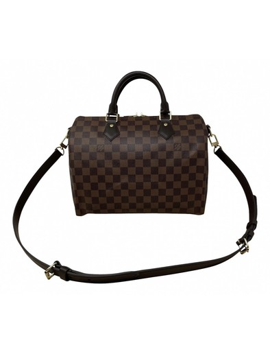 Authentic Louis Vuitton Damier Ebene Canvas Speedy 30 Bandouliere - Picture 14 of 14