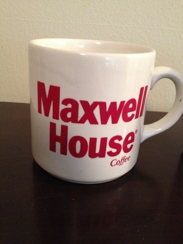 Lotto di 2 tazzine da caffè VINTAGE MAXWELL HOUSE ~ Made in England ~ logo bianco/rosso - Foto 2 di 11