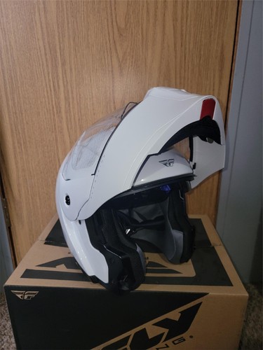 FLY RACING ODYSSEY ADVENTURE HODULAR HELMET WHITE SMALL DOT - Photo 6 sur 10