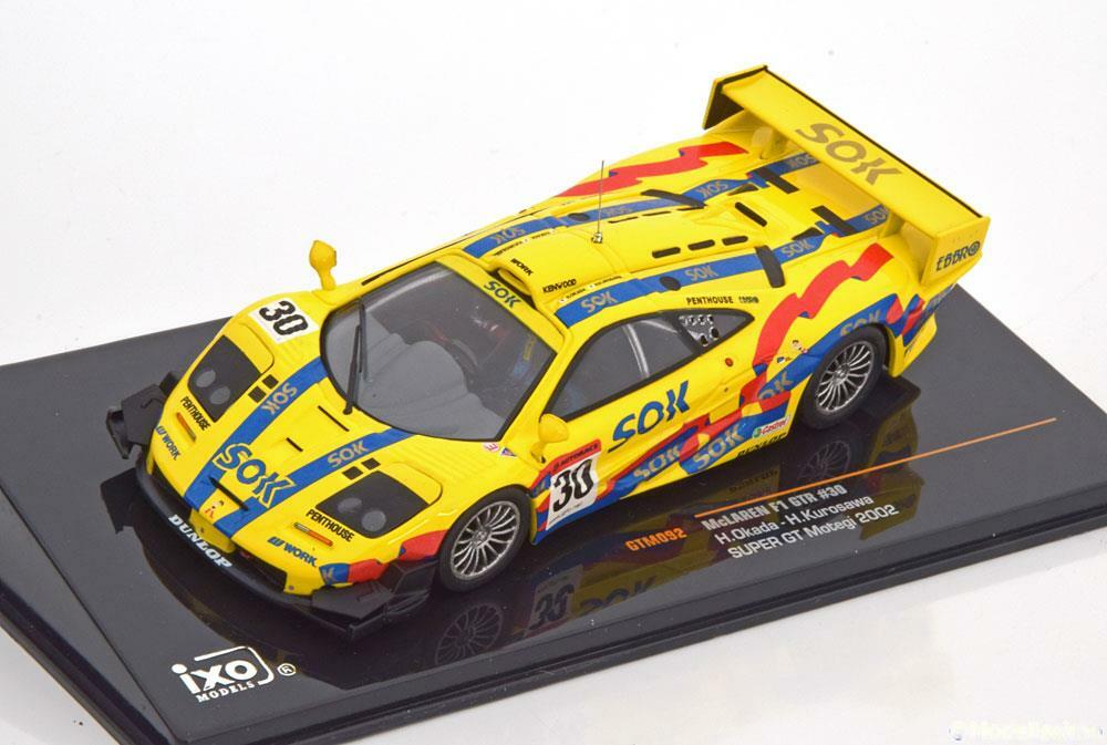 McLaren F1 GTR 1/43 IXO - Cadeau Idéal pour Collectionneur Auto Motegi 2002