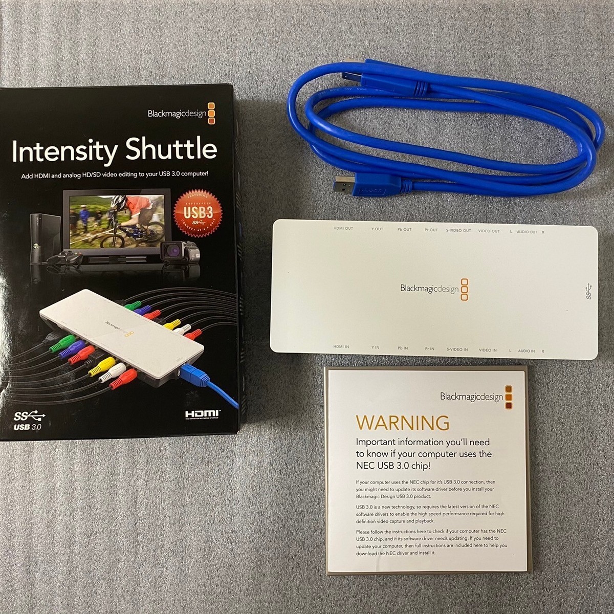 Blackmagic design Intensity Shuttle for USB3.0 HDMI Blackmagic design Intensity Shuttle for USB3.0 HDMI