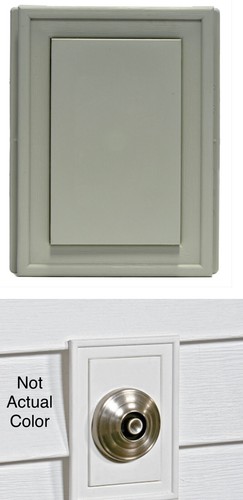 Ring Blink Doorbell 6” Mini Mount Master Spruce Green 316 J-Block Vinyl Siding - Picture 6 of 14