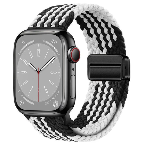 Magnet Nylon Armband für Apple Watch Ultra 2 49mm & Serie 1-9,Ersatzband 38-45mm - Bild 61 von 101