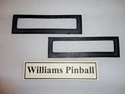 Williams Pinball Rubber Display Masks, X2 for 6 and 7 Digit Display's, $1 Ship