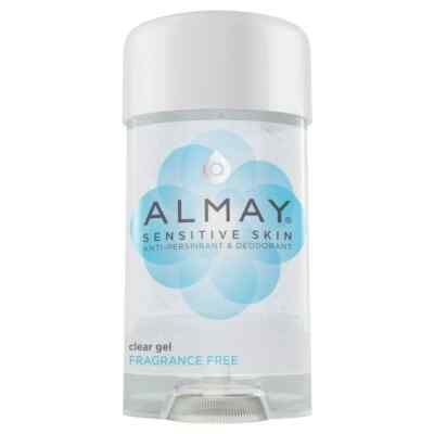 Almay Hypoallergenic Clear Gel Fragrance Free Deodorant 2.25 oz