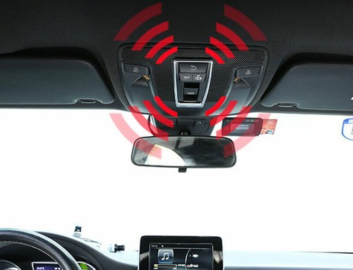 Ajuste para Benz GLA CLA 2013-2019 ABS plateado interior delantero luz de lectura cubierta moldura - Imagen 4 de 10