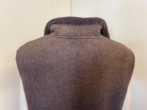 Chaleco polar marrón Hawkshead bolsillos con cierre de botones - talla 14 - ¡Fabuloso! - Imagen 4 de 4