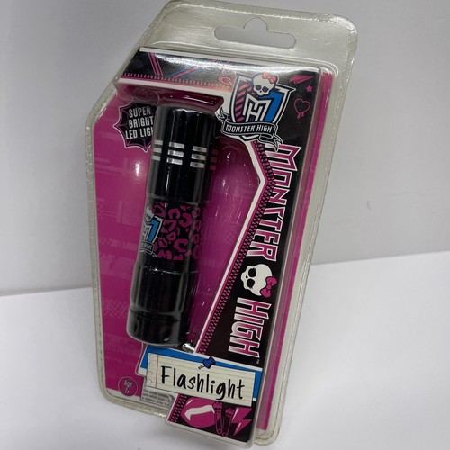 Monster High LUZ LED SUPER BRILLANTE Linterna Negra Mattel - 2013 TOTALMENTE NUEVA - Imagen 2 de 12