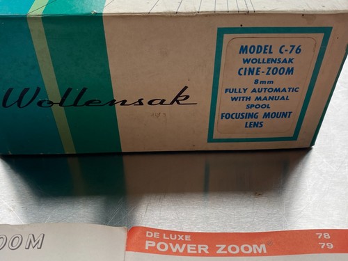 VINTAGE Wollensak Cine-Zoom Electric Eye-matic Model 76 8mm Movie Camera - Picture 14 of 18
