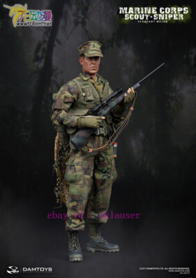ホットトイズ　ミリタリーフィギュア　1/6 USMC SNIPER ホットトイズ・ミリタリー】1／6スケールフィギュア U.S.M.C.