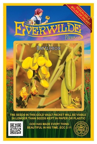 100 Rasselbox Wildblumensamen - Everwilde Farms Mylar Samen Paket - Bild 1 von 2