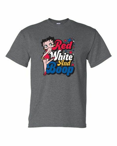 Camiseta XL 2X 3X - Betty AMÉRICA ROJA BLANCA Y BOOP - Pop Bandera EE. UU. Icono Adulto - Imagen 38 de 50