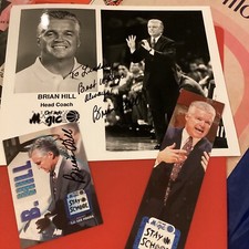 Brian Hill Sgnature Memorabilia 
