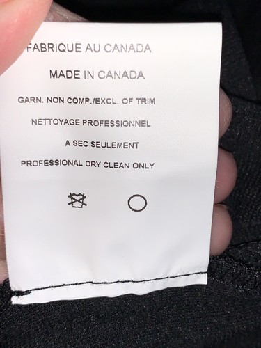 NWT ZENOBIA Made In Canada Size 10 Black Stretch Knit Slim Pants Pull On Ankle - Picture 10 of 10