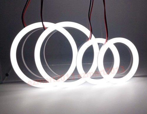 cotton LED halo ring for Fiat bravo198 2007-15 headlight LED demon eyes lamp DRL - Picture 15 of 16