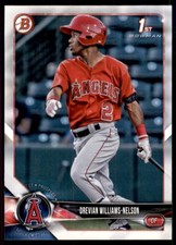 2018 Bowman Draft Drevian Williams-Nelson Rookie Los Angeles Angels #BD-77
