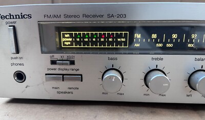 【整備・実動品】Technics SA-103 ステレオレシーバー アンプ Technics Sa-103 Vintage 2 Channel Stereo Receiver for sale online