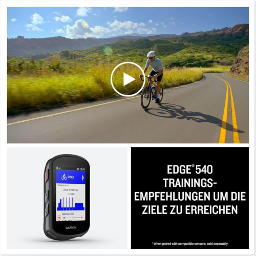 Garmin Edge 540 - EU Central + West, GPS-Fahrradcomputer mit... - Bild 8 von 8