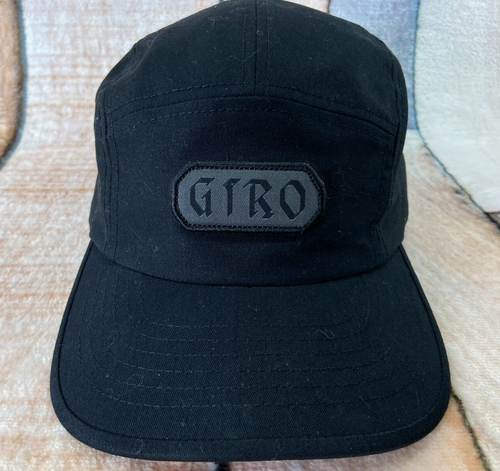 GIRO 5 Panel Cycling Gear Bicycle Bike Hat Cap Adjustable Universal Fit Black