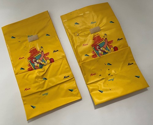 McDONALD'S 1988 Vintage Vinyl Lunch Bag Happy Meal Ronald McDonald - Bild 2 von 2