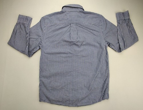 Vineyard Vines Youth Small Button Down Long Sleeve Check Navy/White Shirt - Picture 8 of 12