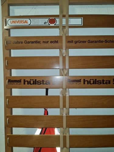 2 Stück Hülsta Lattenrost 80 x 200cm unverstellbar Hülstaflex comfort Holz - Bild 2 von 2
