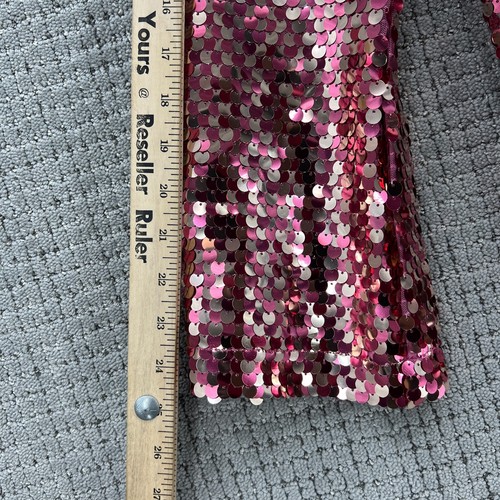 Maeve Long Sleeve Mock Neck Sequin Mini Dress Size M - Picture 7 of 11