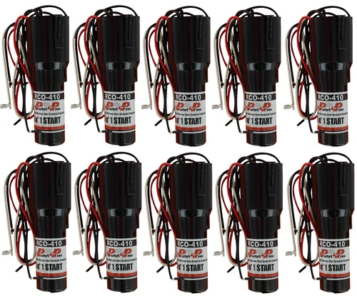 RCO410 3 in 1 Relay Hard Start Capacitor Kit Refrigerator 1/4-1/3 HP 115VAC 10x