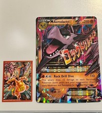 Oversized Pokémon TCG Mega-Aerodactyl-EX XY Black Star Promos XY98 Holo Promo XL