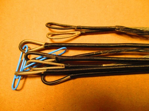 Threadz Custom Replacement Bow String + Cables Parker Centerfire Xbow Black+Grey - Picture 4 of 5