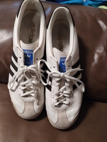 Adidas Italia drei Streifen weiß Turnschuhe 2006 Herren Größe 12 Sammlerstück - Bild 5 von 14