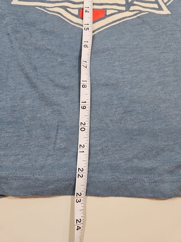 Def Leppard "Rock Brigade" 2022 Tour Blue Graphic 2 Sided T-Shirt Sz Medium - Picture 7 of 9
