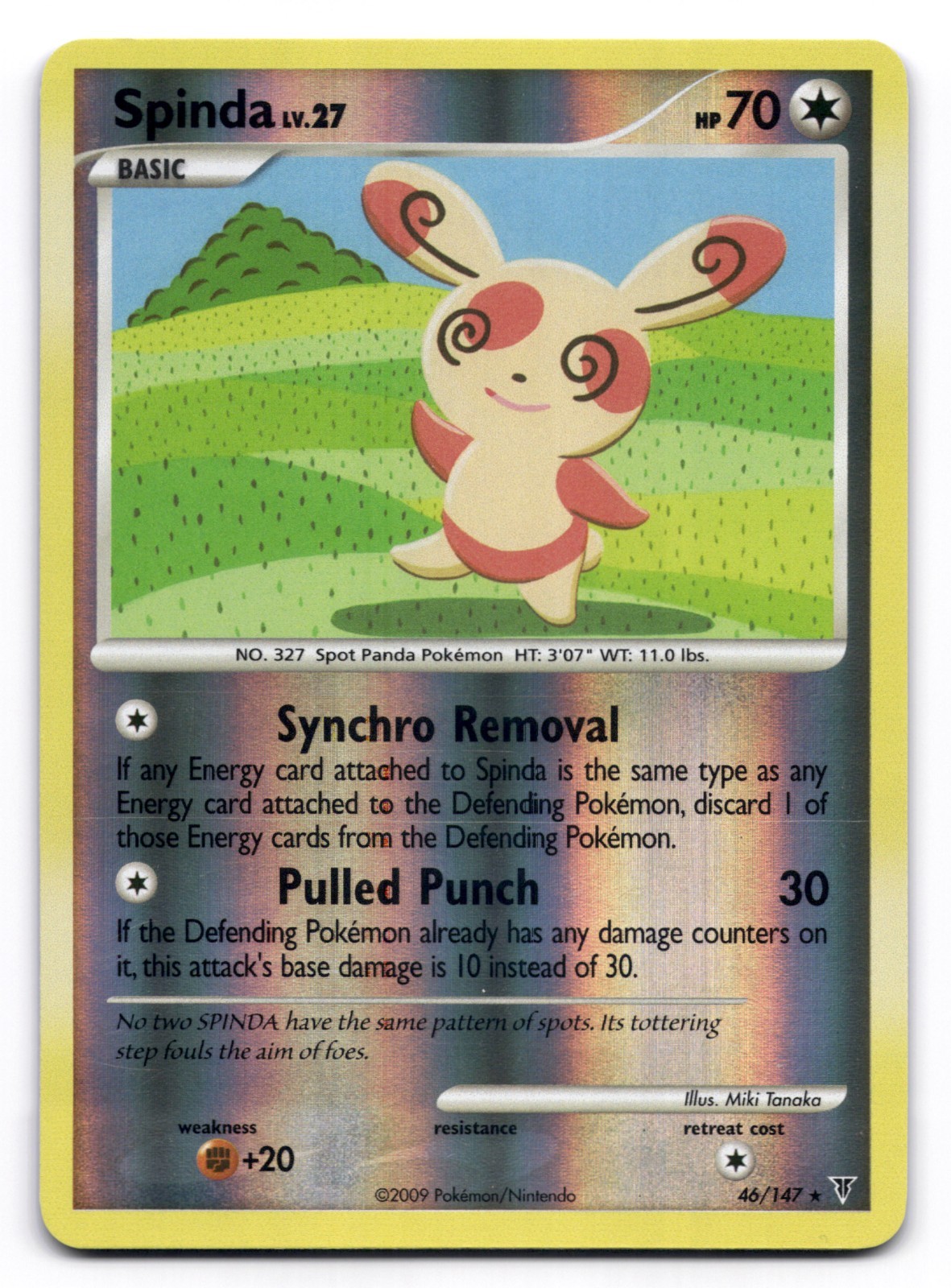 Spinda NM 46/147 Supreme Victors Pokemon TCG Reverse Holo