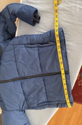 Boy’s Small 7-8 Patagonia Dark Blue Puffer Jacket Hood Zip Pockets Polyester - Picture 21 of 21