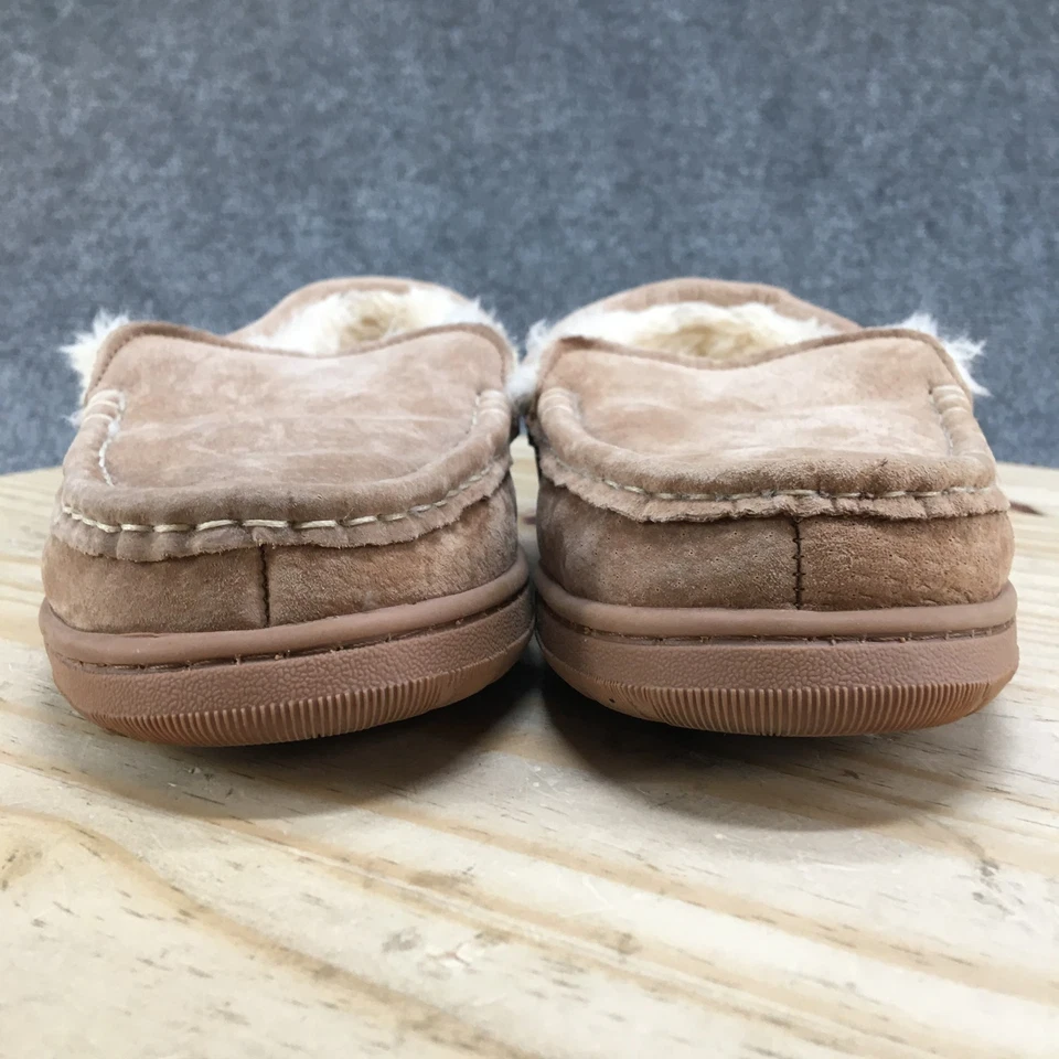 Zapatillas Lamo Para Hombres 8 Tostadas Harrison Mocasines Gamuza Imitación Piel Forradas Sin Cordones Sin usar, en Caja Foto 3 de 4