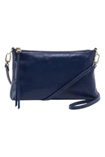 HOBO Darcy Leather Convertible Bag in Denim
