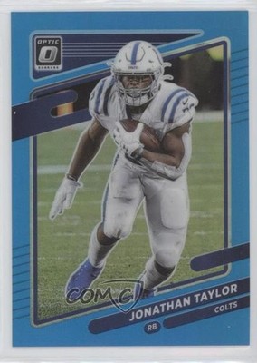 2021 Panini Donruss Optic Aqua Prizm 23/299 Jonathan Taylor #110 00q8